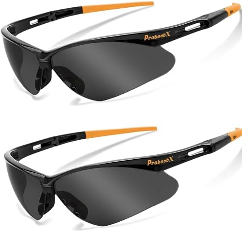 ProtectX Safety Glasses for Men & Women, Safety Sunglasses