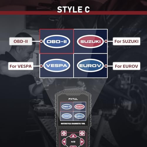 M3-C Motorcycle Diagnostic Tool for Suzuki Vespa Euro 5