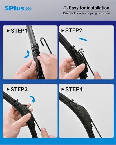 5 PLUS Custom-Fit Wipers fits 2000-2011 Ford Focus Wiper Blades