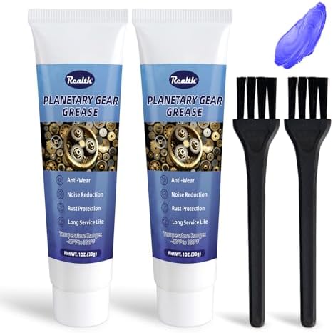 Planetary Gear Grease 1 oz Long-Life Low Noise Formula, 2 Pack