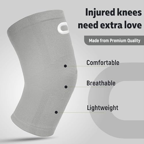 Knee Brace for Women & Men (Pair) – Knee Sleeves for Running, Workout, Weightlifting & Sports – Compression Knee Support for Knee Pain Relief, Meniscus Tear & Arthritis