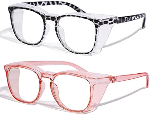 Safety Glasses Anti Fog Clear Blue Light Blocking Eye Protection Nurse Goggles for Women Men