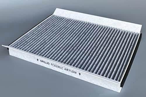 OIFILLIO Cabin Air Filter for Volvo VNL 780 760 860 670 630; VN 780 670; VH VHD VNM; Trucks Replace 20435801 AF26405 P606555 PA10187, 49084 PA4681 with Activated Carbon (2pcs)