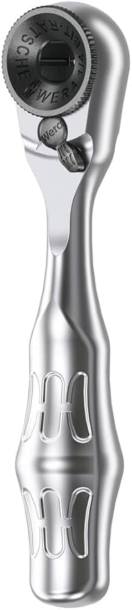 Wera - 5073230001 8001 A 1/4" Square Drive Bit Ratchet, 60 Teeth