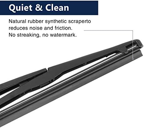 X AUTOHAUX 345mm 13'' Wiper Blade Arm Set for Chevrolet TrailBlazer 06-09