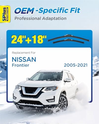 5 PLUS Wiper Blades fits Frontier 2005-2024 Bundle with Car Wash Towel