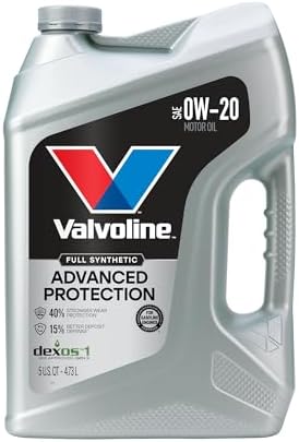 Valvoline Advanced Full Synthetic SAE 0W-20 Motor Oil 5 QT