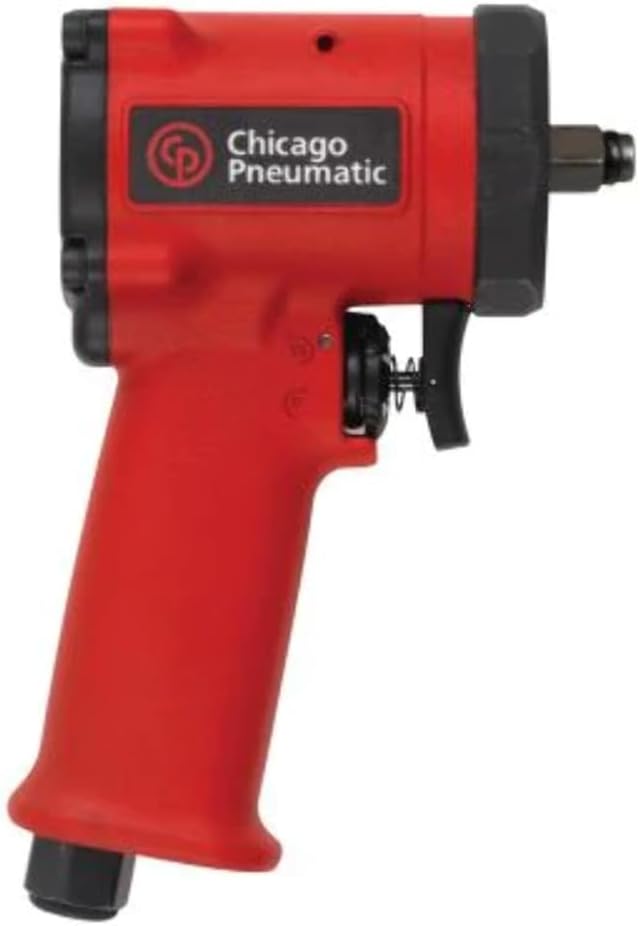 Chicago Pneumatic CP7731 Air Impact Wrench (3/8 Inch), Air Impact Gun Industrial Repair & Assembly Tool, Pistol Handle, Single Hammer, Max Torque Output 306 ft. lbf/415 Nm, 6400 RPM