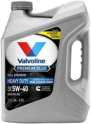 Valvoline Premium Blue Extreme SAE 5W-40 Full Synthetic Diesel Engine Oil 1 GA
