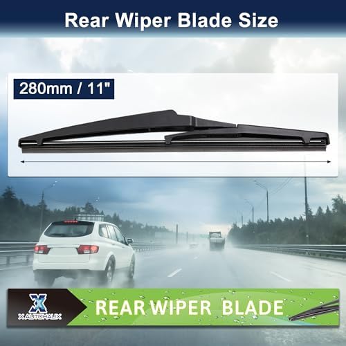 X AUTOHAUX 280mm 11 Inch Rear Windshield Wiper Blade for Toyota IQ Prius V