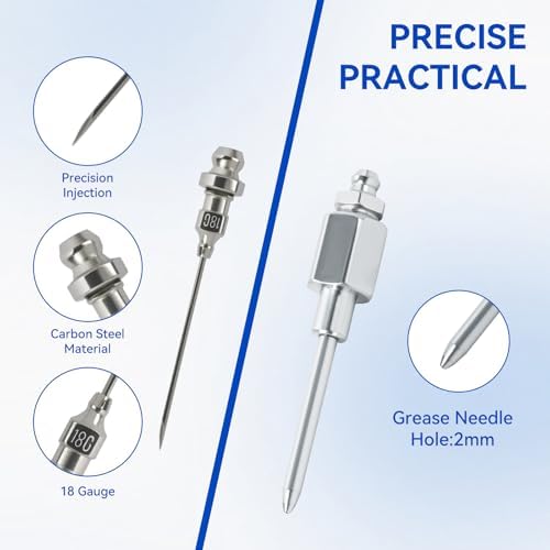 Grease Gun Coupler Kit, 90 Degree Adapter, 9-Piece