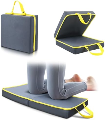 Jardineer Kneeling Pad for Gardening & Extra Thick Knee Pad – Soft Foam Knee Cushion with Waterproof Cover – Large 24x13 Inch Garden Kneeler Mat for Weeding, Exercise, Floor Work