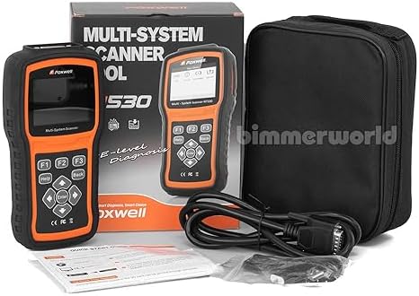 FOXWELL NT530 Plus for BMW - All Systems, All Maintenance Service - Bidirectional Diagnostic Tool OBD2 Scanner Automotive Code Reader ABS Bleed SRS Airbag SAS TPMS TPS EPB Oil Reset CKP