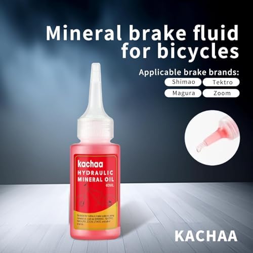 Brake Bleed Kit for Shimano, Tektro, TRP, Magura & Giant, Hydraulic Disc Brake Bleed Kit with 120ml Mineral Oil, Funnel, Syringes and Adapters for MTB Road Bike