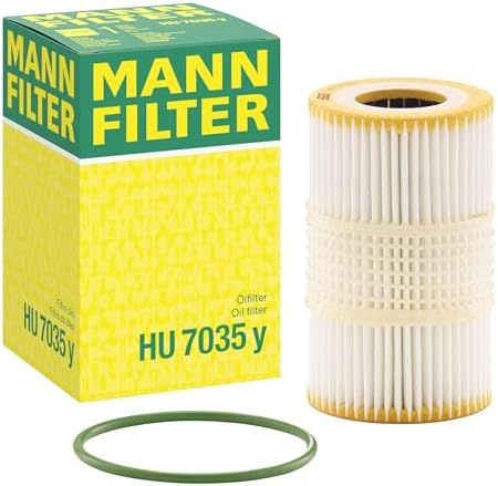 Mann Filter HU 7035 y Cartridge Oil Filter Replacement Compatible With Audi A6 (2016), A6 Quattro (2016-2020), A7 (2016-2017), A7 Quattro (2016-2020), A8 (2011-2016), A8 Quattro (2015-2018), S6 (2017)