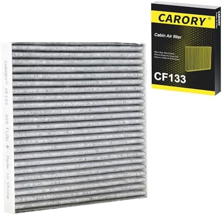 CARORY Cabin Air Filter w/Activated Carbon for Toyota Corolla (2002-2008), Matrix (2003-2008), Chirey: Omoda 5 (2023), Tiggo 4PRO (2023-2024), OE# 88568-02020, CF10133, XC35491, C35491, CF133