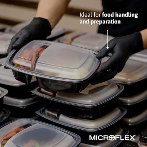 Ansell Microflex MK-296-XL MidKnight Disposable Nitrile Glove