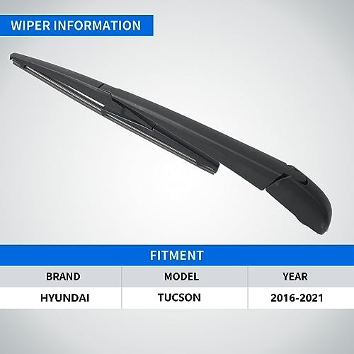 Rear Wiper Blade and Wiper Arm For Hyundai Tucson 2016-2021