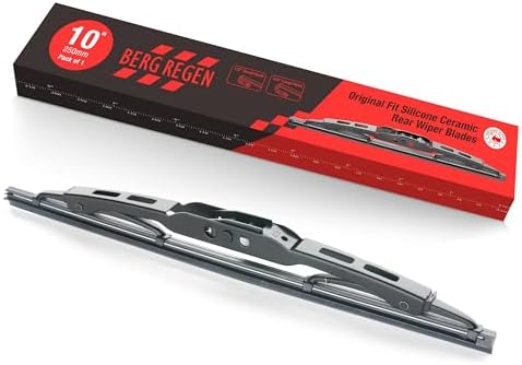 10"(10-1) Silicone Rear Wiper Blade Replacement for ford Escape 2007-2001 Honda CR-V 06-02 Jeep Patriot and Compass 17-07 Back Wiper Blade for My Car(Part of 1)