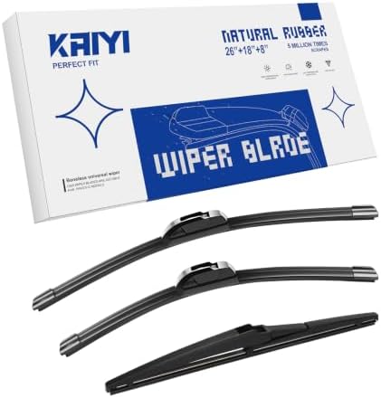 KAIYI 3 Pack Windshield Wipers Compatible with Lexus CT200h 2011-2017
