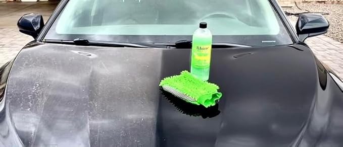 Plant-based Eco-friendly Car Wash Soap, Non-Toxic, Moderate-Foam Concentrated Soap with rinse & no-rinse options