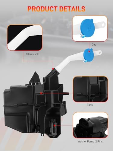 28910-9HM0A Windshield Fluid Reservoir wiht Sensor