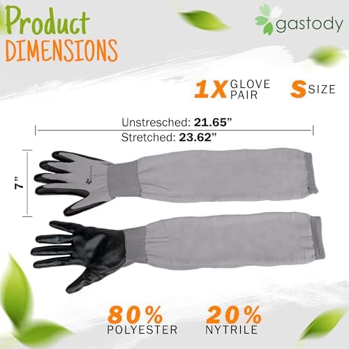 Long Sleeve Gardening Gloves for Women & Men, Long Cuff Garden Gloves