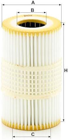 Mann Filter HU 7035 y Cartridge Oil Filter Replacement Compatible With Audi A6 (2016), A6 Quattro (2016-2020), A7 (2016-2017), A7 Quattro (2016-2020), A8 (2011-2016), A8 Quattro (2015-2018), S6 (2017)