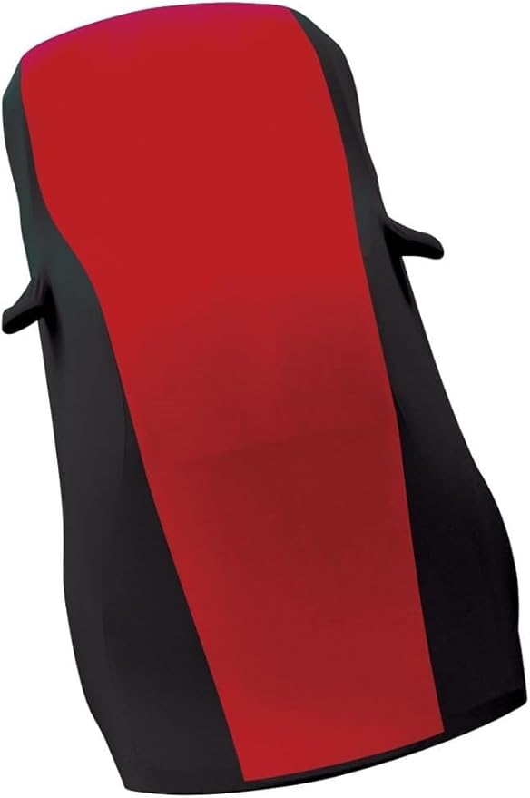 SR1 Performance C5 Corvette Car Cover 1997–2004 – Indoor Stretch Satin, Soft Breathable Dust Protection, Ultraguard Z06, Convertible, Hardtop (Dark Red/Black)