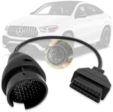 OBDII Adapter Cable for Benz 38 Pin to 16Pin OBD Diagnostic Adapter