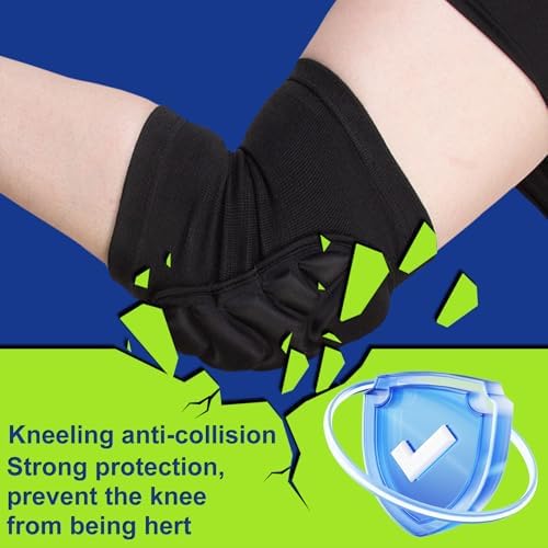 SOUTHMAN Knee Pads Work, 1 Pair 20MM Thick EVA Foam Kneepads, Protective Knee Pads for Men Women, Anti-Slip Collision Avoidance Knee Sleeve for House Cleaning, Flooring, Gardening, Skating (Large)