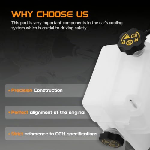 BRTEC Engine Coolant Recovery Tank for Chevy Silverado GMC Sierra