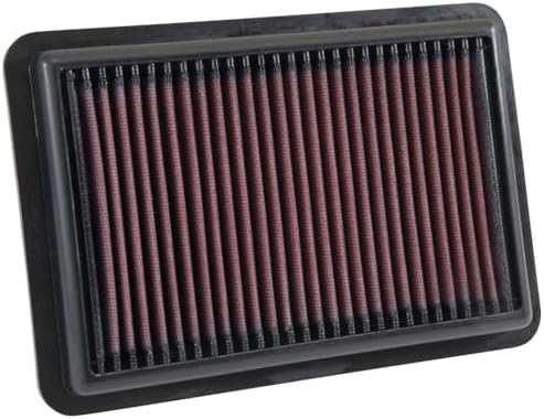 K&N High-Flow Original Lifetime Engine Air Filter: Increase Power: Washable: Compatible with 2017-2026 HYUNDIA/KIA: Elantra, I30, Kona, Veloster, Cerato, Forte, ProCeed, Seltos, Soul, Xceed, 33-5050