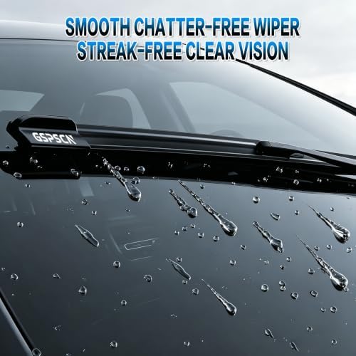 GSPSCN Windshield Wiper Blades for Mazda CX-7 CX7 2007-2012 (Pack of 3)