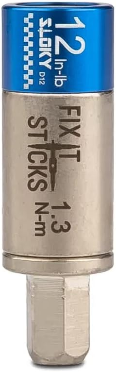 FIX IT STICKS Field Hunting Outdoors Gun Maintenance Adjustable Fits 1/4in Bit T-Way Wrench Small Torque Limiter, 12 in-lb