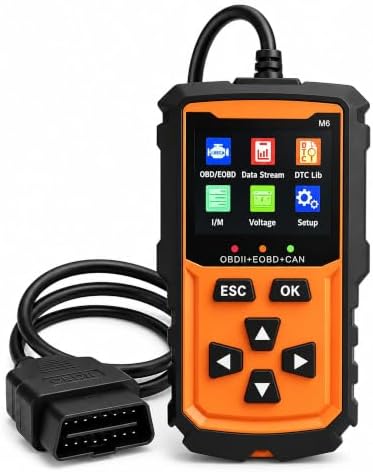 OBD2 Scanner M6,Car OBDII Diagnostic Code Reader (Orange)