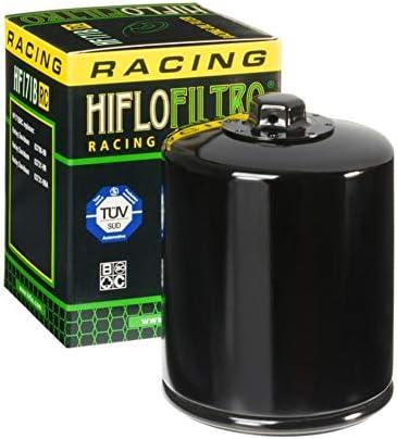 HiFloFiltro HF171BRC Black RC High Performance Premium Oil Filter, Single (Pack of 2)