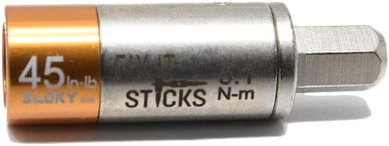Fix It Sticks Field Hunting Outdoors Gun Maintenance Adjustable Fits 1/4in Bit T-Way Wrench Small Torque Limiter, 45 in-lb