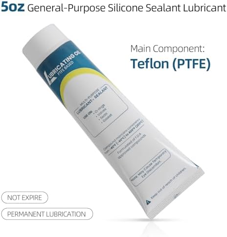 AR-PRO 5oz General-Purpose Silicone Sealant Lubricant (3-Pack) - Waterproof Silicone Grease Long-Lasting Lube use for Swimming Pool O-Rings, Pool Gaskets, Valve, Faucet and Bearings