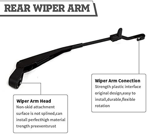 Rear Windshield Wiper Arm & Blade for Hyundai Santa Fe 2001-2006