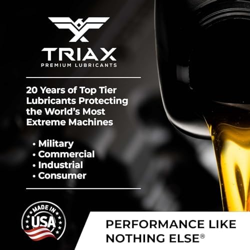 TRIAX Guardian Heavy Duty Grease with Moly, True Multi Purpose, Wheel Bearings, Shock Loaded Components, Extremely Tacky, Zero Separation (2 Pack - 14 Ounce Tubes)