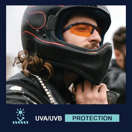 Bifocal Safety Glasses - Safety Lenses with Readers for Healthcare, Woodworkers, Motorcyclists, Workshop - Ansi Z87+