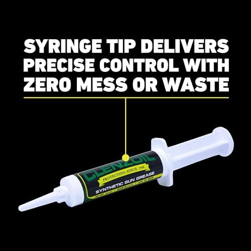 Clenzoil Synthetic Gun Grease Syringe - All Firearms, 0.5 oz