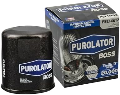 Purolator PBL14612 PurolatorBOSS Maximum Engine Protection Spin On Oil Filter Compatible With Nissan Altima, Rogue, Sentra, Murano, Versa, Maxima, Mazda 3, CX-5, CX-9, CX-30, 6, INFINITI QX60 and Q50
