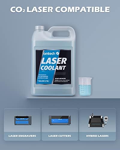 OMTech 3 x 1 gal Non-Conductive CO2 Laser Coolant, Prediluted