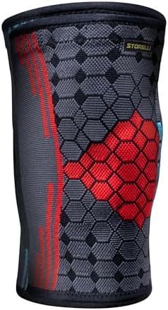 Storelli Knee Sleeve, Compression Knee Brace, Zero-Slip Silicone Band, Customizable Fit, Performance Support and Recovery, Superior Breathability