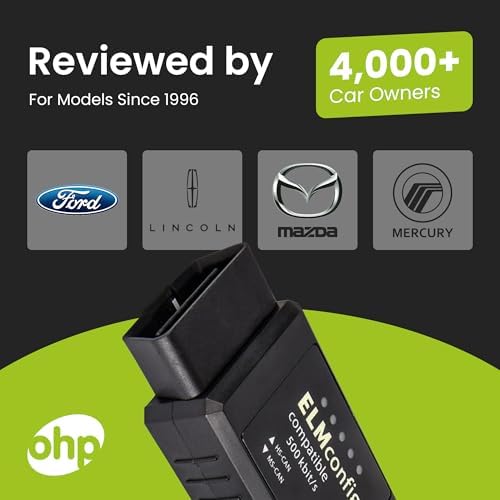 OHP FORScan ELM327 OBD2 to USB Diagnostic Scan Tool for Ford MS-CAN/HS-CAN