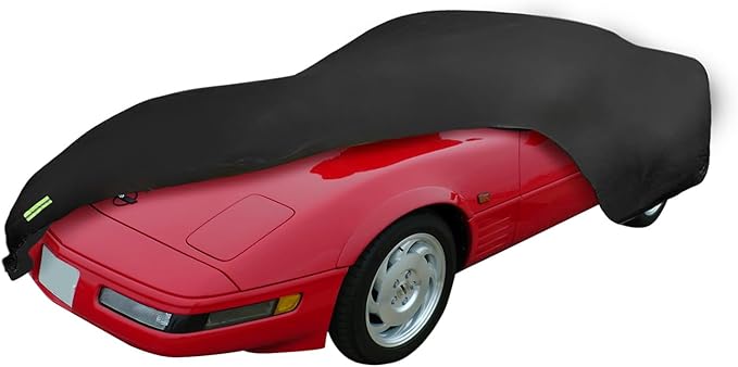 Proadsy 2026 Upgrade Car Cover Compatible with C4 Corvette 1984-1996 Windproof All Weather Waterproof Sun Rain UV Dust Snow Protection Outdoor Covers