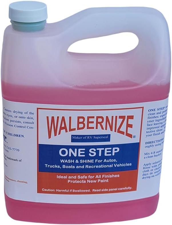 One Step Wash & Shine Concentrate - 1/2 Gallon