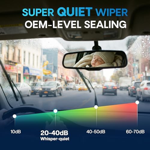 5 PLUS Custom-Fit Wipers fits Nissan Murano 2015-2024 Windshield Wipers